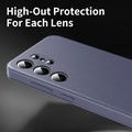 Custodia Samsung Galaxy S26 Ultra Smart Clear View con slot per schede - Grigio Viola