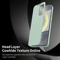 Custodia Flip Samsung Galaxy S26 Ultra Smart Clear View con slot per schede - Verde chiaro