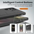Custodia ibrida Smart Samsung Galaxy S26 Ultra con impugnatura in piedi - Nera