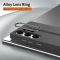 Custodia ibrida Smart Samsung Galaxy S26 Ultra con impugnatura in piedi - Nera