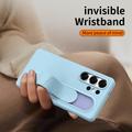 Custodia ibrida Smart Samsung Galaxy S26 Ultra con impugnatura in piedi - Blu