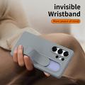 Custodia ibrida Smart Samsung Galaxy S26 Ultra con impugnatura in piedi - Grigio scuro