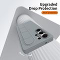 Custodia ibrida Smart Samsung Galaxy S26 Ultra con impugnatura in piedi - Grigio scuro