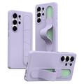 Custodia ibrida Smart Samsung Galaxy S26 Ultra con impugnatura in piedi - Viola