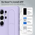 Custodia ibrida Smart Samsung Galaxy S26 Ultra con impugnatura in piedi - Viola