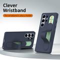 Custodia ibrida Smart Samsung Galaxy S26 Ultra con impugnatura in piedi - Zaffiro