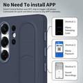 Custodia ibrida Smart Samsung Galaxy S26 Ultra con impugnatura in piedi - Zaffiro