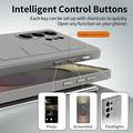 Custodia ibrida Smart Samsung Galaxy S26 Ultra con impugnatura in piedi - Grigio titanio