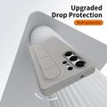 Custodia ibrida Smart Samsung Galaxy S26 Ultra con impugnatura in piedi - Grigio titanio