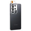 Samsung Galaxy S26 Ultra Spigen Glas.tR Ez Fit Optik Pro Proteggi Obiettivo Fotocamera - 2 Pezzi. - Nero