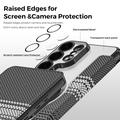 Custodia a libro magnetica elegante per Samsung Galaxy S26 Ultra con scomparti per carte RFID - Nera