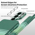 Custodia a libro magnetica elegante per Samsung Galaxy S26 Ultra con scomparti per carte RFID - Verde scuro