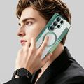 Custodia a libro magnetica elegante per Samsung Galaxy S26 Ultra con scomparti per carte RFID - Verde scuro