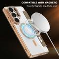 Custodia a libro magnetica elegante per Samsung Galaxy S26 Ultra con scomparti per carte RFID - Marrone