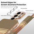 Custodia a libro magnetica elegante per Samsung Galaxy S26 Ultra con scomparti per carte RFID - Marrone