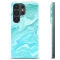 Samsung Galaxy S26 Ultra Custodia TPU - Marmo Blu