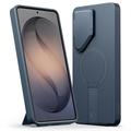 Custodia Tech-Protect Kevlar Aura per Samsung Galaxy S26 Ultra - Compatibile con MagSafe - blu navy