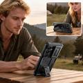 Samsung Galaxy S26 Ultra Tech-Protect Kevlar Cam+ Set da 2 custodie - Protezione per schermo, protezione per fotocamera, supporto - Nero