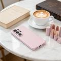 Custodia in silicone liquido Samsung Galaxy S26 Ultra Tech-Protect - Compatibile con MagSafe - Perla rosa