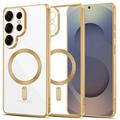 Custodia MagFlex per Samsung Galaxy S26 Ultra Tech-Protect - Compatibile con MagSafe - Trasparente / Color Oro