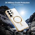 Custodia MagFlex per Samsung Galaxy S26 Ultra Tech-Protect - Compatibile con MagSafe - Trasparente / Color Oro