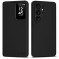Custodia Flip con slot per schede Samsung Galaxy S26 Ultra Tech-Protect Smart Clear View - Nera