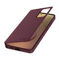 Samsung Galaxy S26 Ultra Tech-Protect Smart Clear View Flip Case with Card Slot (Open-Box Satisfactory) - Mulberry