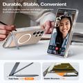 Samsung Galaxy S26 Ultra Torras Ostand L1 Custodia magnetica con supporto - trasparente