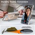 Samsung Galaxy S26 Ultra Torras Ostand L1 Custodia magnetica con supporto - trasparente