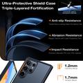 Custodia Samsung Galaxy S26 Ultra Torras Skin-Touch con pulsanti intercambiabili - Nero