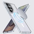 Custodia ibrida bicolore per Samsung Galaxy S26 Ultra - Compatibile con MagSafe - Bianca
