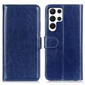 Samsung Galaxy S26 Ultra Custodia a portafoglio con supporto - Blu