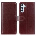 Samsung Galaxy S26 Custodia a portafoglio con supporto - Marrone