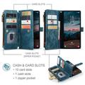 Custodia a Portafoglio Multifunzionale Caseme C30 per Samsung Galaxy S26+ - Blu