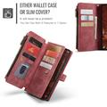 Custodia a Portafoglio Multifunzionale Caseme C30 per Samsung Galaxy S26+ - Rossa
