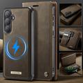 Custodia a portafoglio staccabile 2 in 1 Samsung Galaxy S26+ Caseme C49 - Compatibile con MagSafe, RFID - Caffè