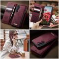 Custodia a portafoglio staccabile 2 in 1 Samsung Galaxy S26+ Caseme C49 - Compatibile con MagSafe, RFID - Rossa