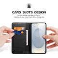 Custodia in Pelle a Portafoglio Dux Ducis Hivo per Samsung Galaxy S26+ - Nera