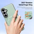 Custodia per Samsung Galaxy S26+ Dux Ducis Luvy con anello per le dita e cinturino per la mano - Verde / Trifoglio