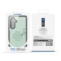 Custodia per Samsung Galaxy S26+ Dux Ducis Luvy con anello per le dita e cinturino per la mano - Verde / Trifoglio