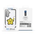 Custodia per Samsung Galaxy S26+ Dux Ducis Luvy con anello per le dita e cinturino per la mano - Bianco / Stella