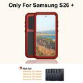 Custodia ibrida Samsung Galaxy S26+ Love Mei Powerful - Rossa