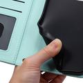 Custodia a portafoglio trapuntata lusso per Samsung Galaxy S26+ - Verde
