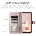 Custodia a portafoglio trapuntata lusso per Samsung Galaxy S26+ - Oro rosa