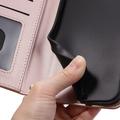 Custodia a portafoglio trapuntata lusso per Samsung Galaxy S26+ - Oro rosa