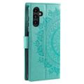Custodia a portafoglio per Samsung Galaxy S26+ serie Mandala - Verde