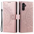 Custodia a portafoglio per Samsung Galaxy S26+ serie Mandala - Rosa