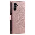Custodia a portafoglio per Samsung Galaxy S26+ serie Mandala - Rosa