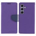 Custodia a Portafoglio Mercury Goospery Fancy Diary per Samsung Galaxy S26+ - Viola