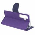 Custodia a Portafoglio Mercury Goospery Fancy Diary per Samsung Galaxy S26+ - Viola